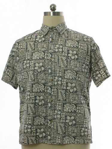 1990's Two Paddles Mens Cotton Hawaiian Shirt