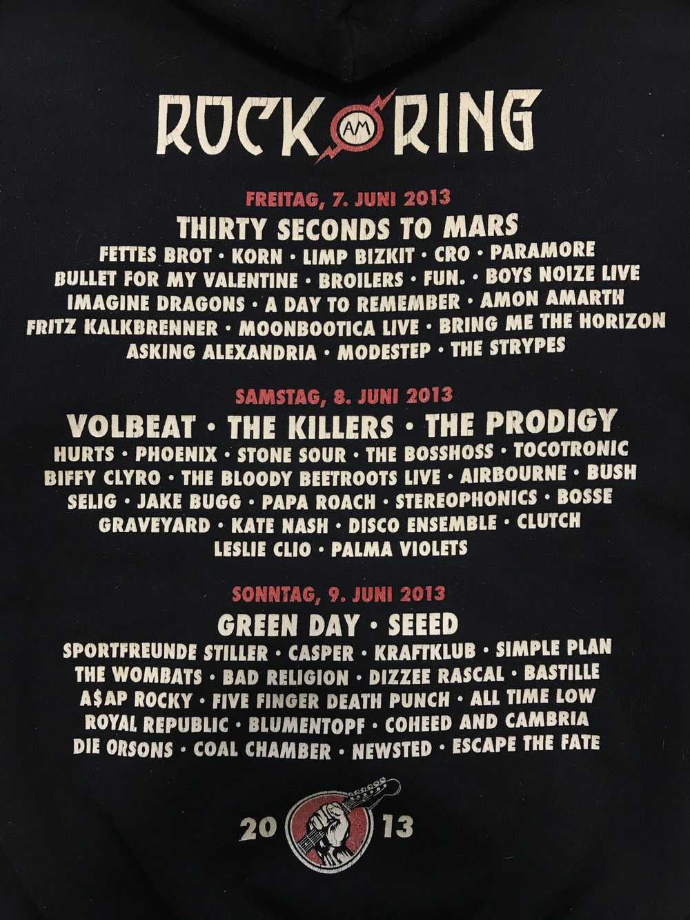 Band Tees × Rock Band × Vintage ROCK AM RING 2013… - image 4