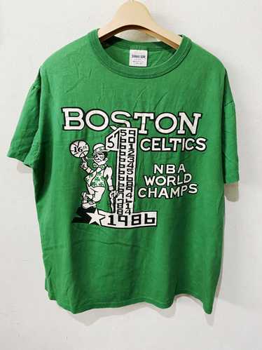 Screen Stars Vintage 1986 Boston Celtics Six Pack Ringer T-Shirt M