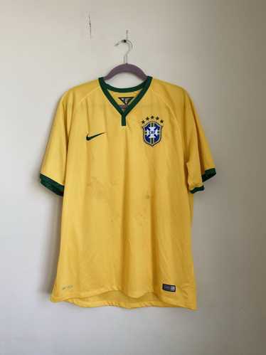 Nike × Soccer Jersey × Vintage Nike Brazil Interna