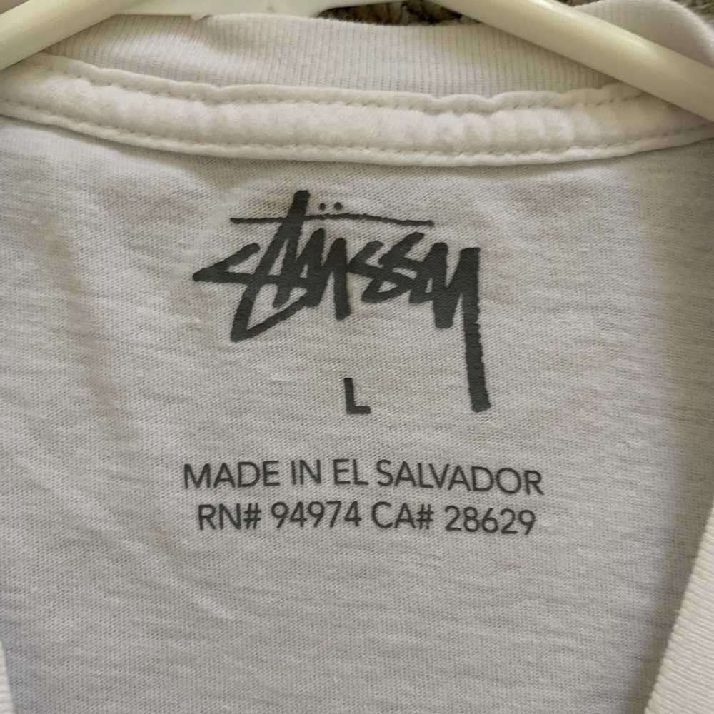 Stussy stussy rasta embroidered tee - image 3