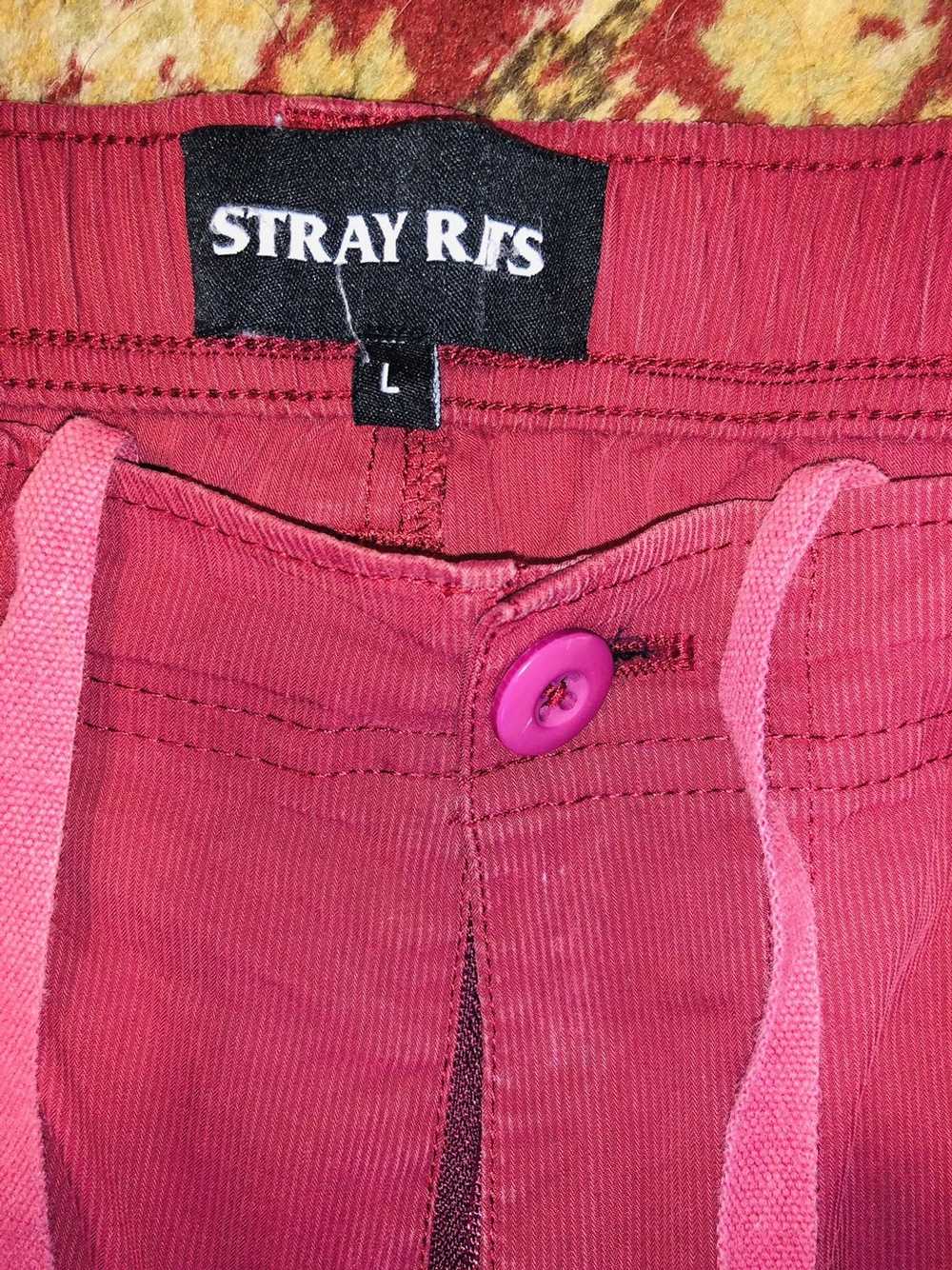 Stray Rats Stray Rats Red Work Pants - image 5