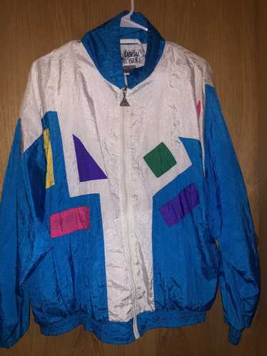 Vintage Vintage Weather Breaker Colorblock Jacket