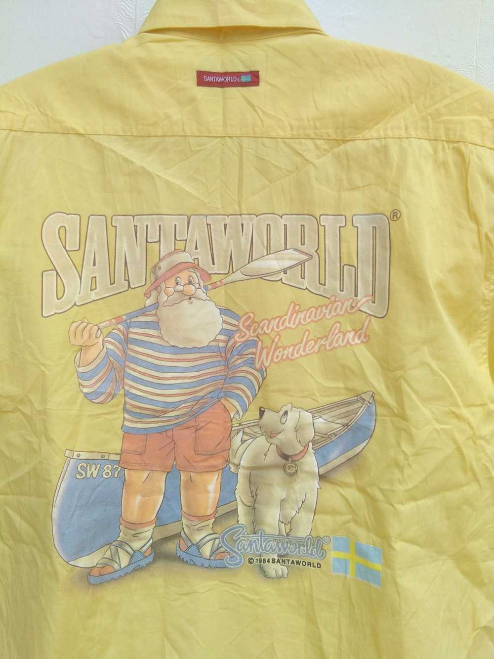 Vintage Santaworld Shirt Vintage Scandinavian Wor… - image 5