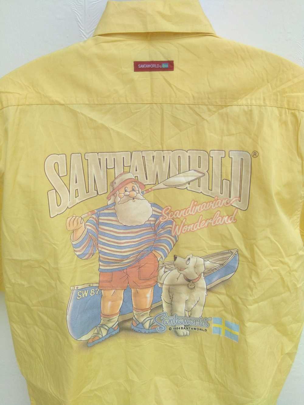 Vintage Santaworld Shirt Vintage Scandinavian Wor… - image 6