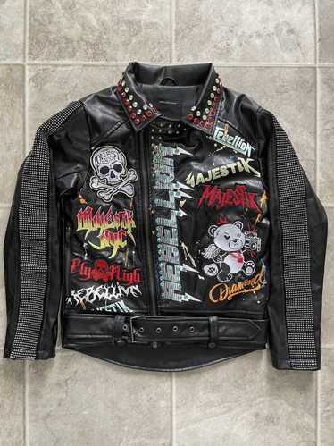 Leather Jacket × Rockstar Majestik Leather Jacket