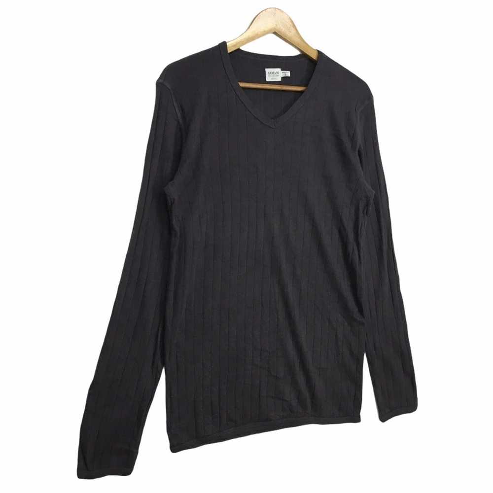Armani ARMANI Collezioni V-Neck Long Sleeve Shirt… - image 3