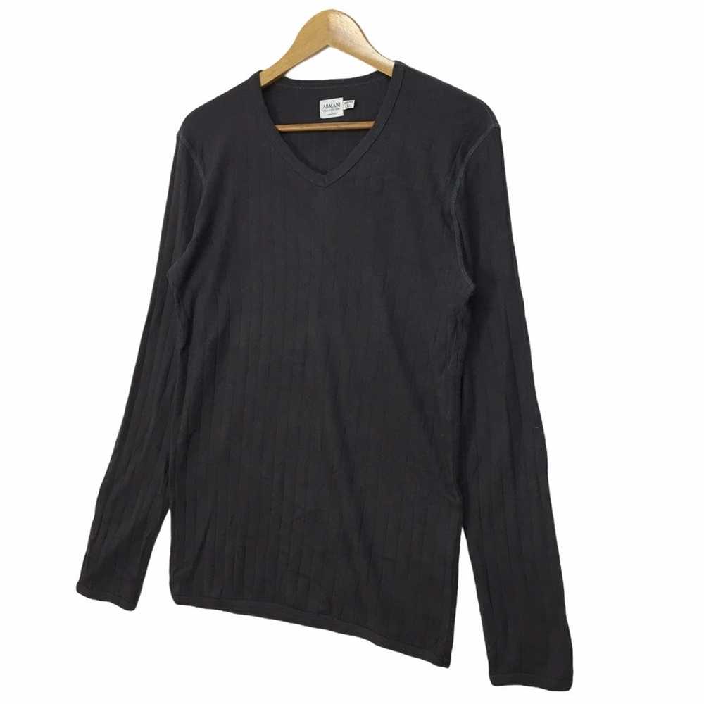 Armani ARMANI Collezioni V-Neck Long Sleeve Shirt… - image 4
