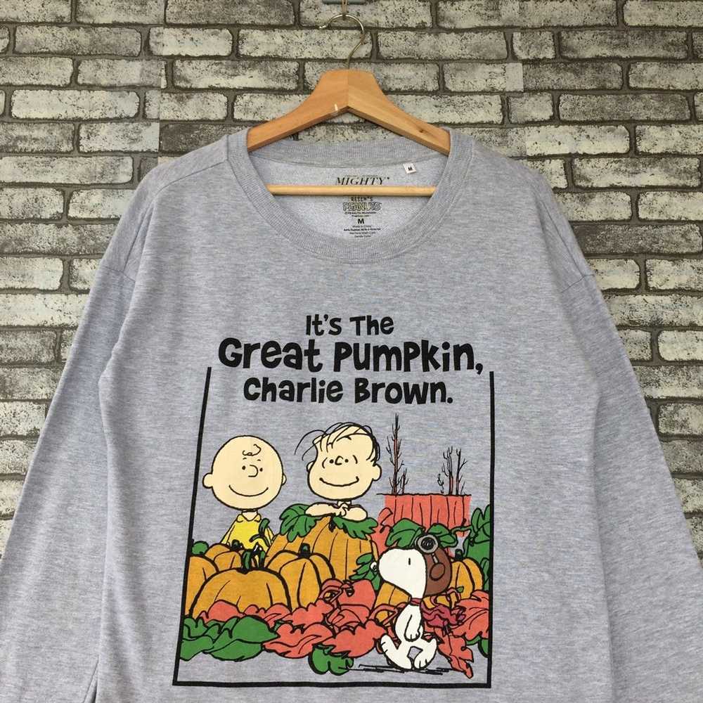 Peanuts × Vintage Peanuts snoopy sweatshirt pullo… - image 3
