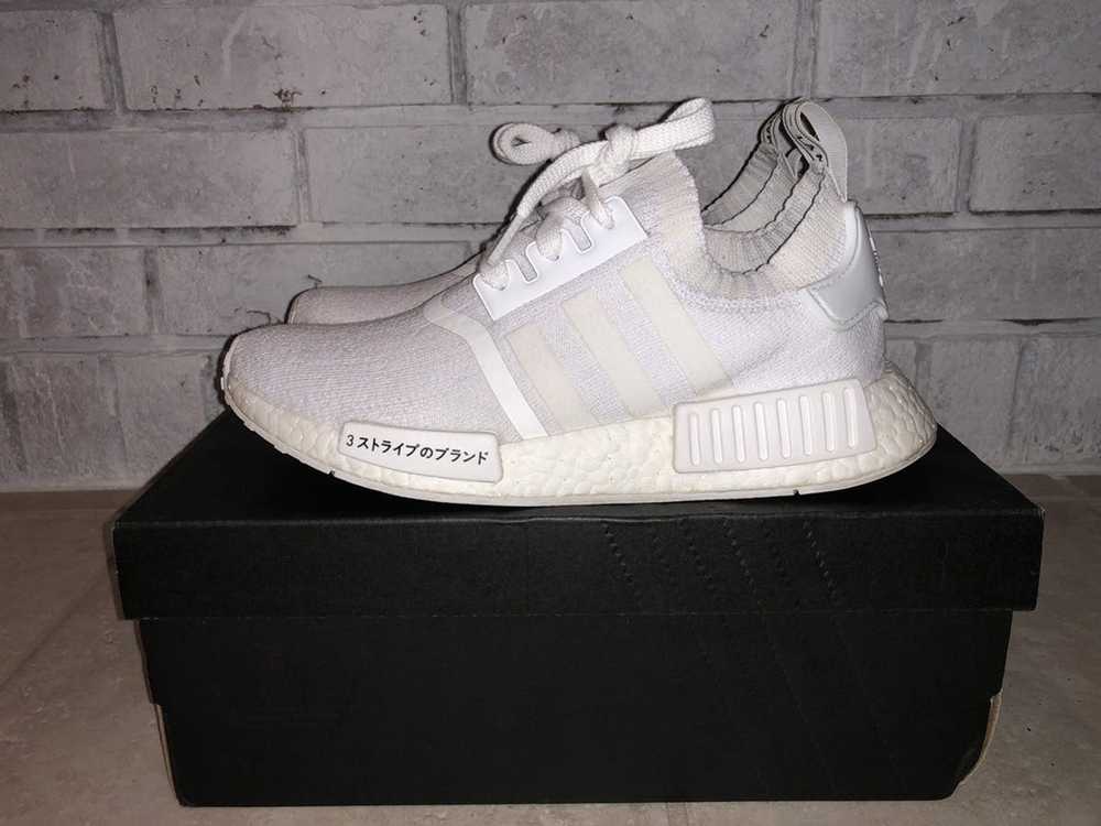 Adidas NMD_R1 Primeknit Japan Triple White 2017 - image 1