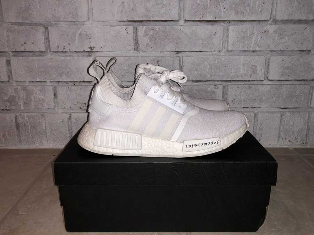 Adidas NMD_R1 Primeknit Japan Triple White 2017 - image 2