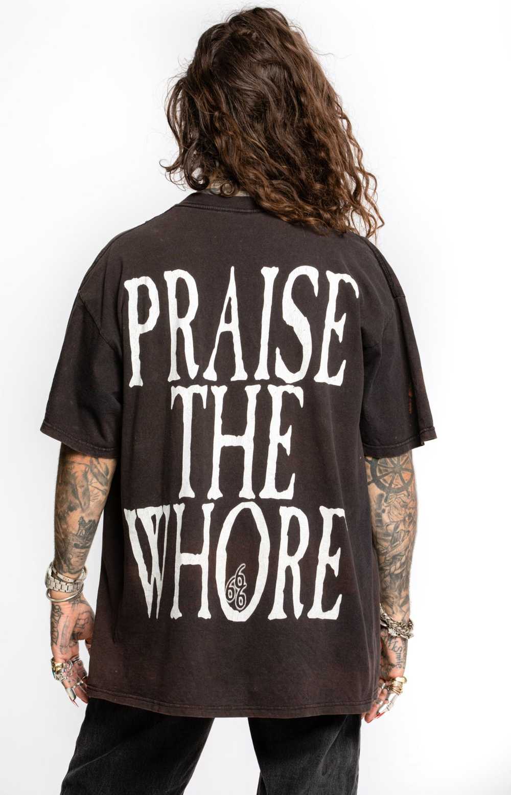 Vintage 1990's Cradle Of Filth T-shirt ''Praise T… - image 2