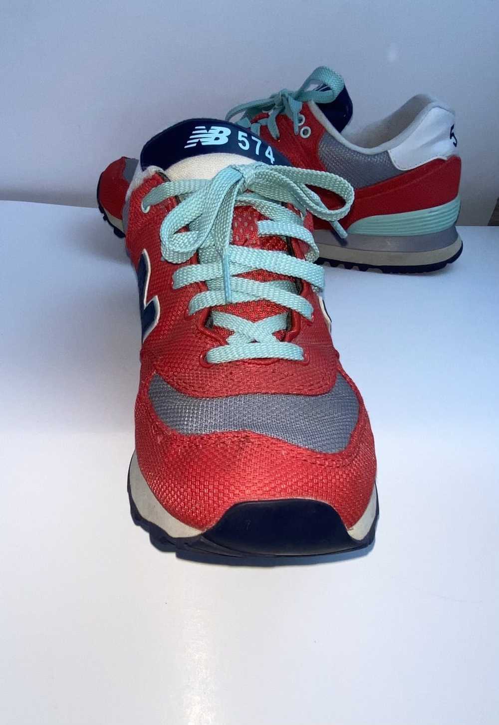 New Balance New Balance 574 Econ red teal shoes - image 7