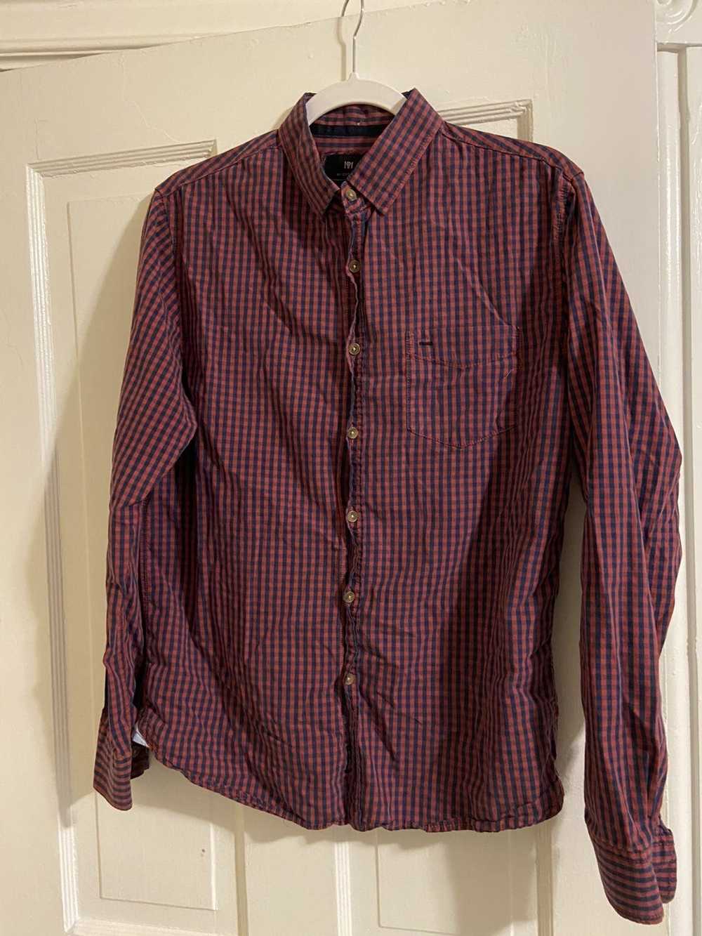 Cotton On Checkered Red & Black Shirt - image 2