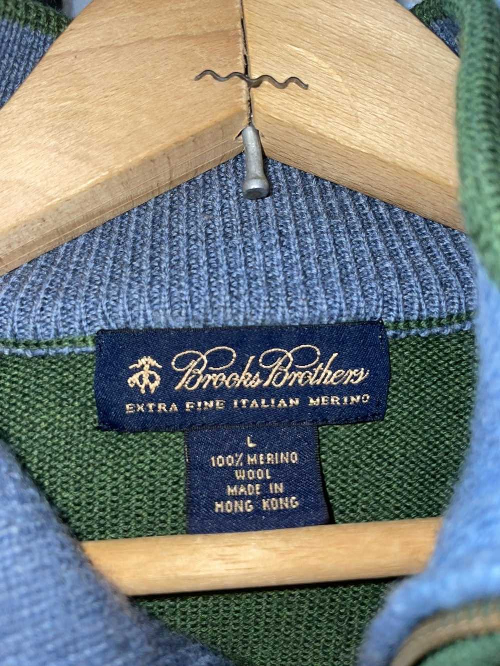Brooks Brothers Green Brooks Brothers Merino Wool… - image 5