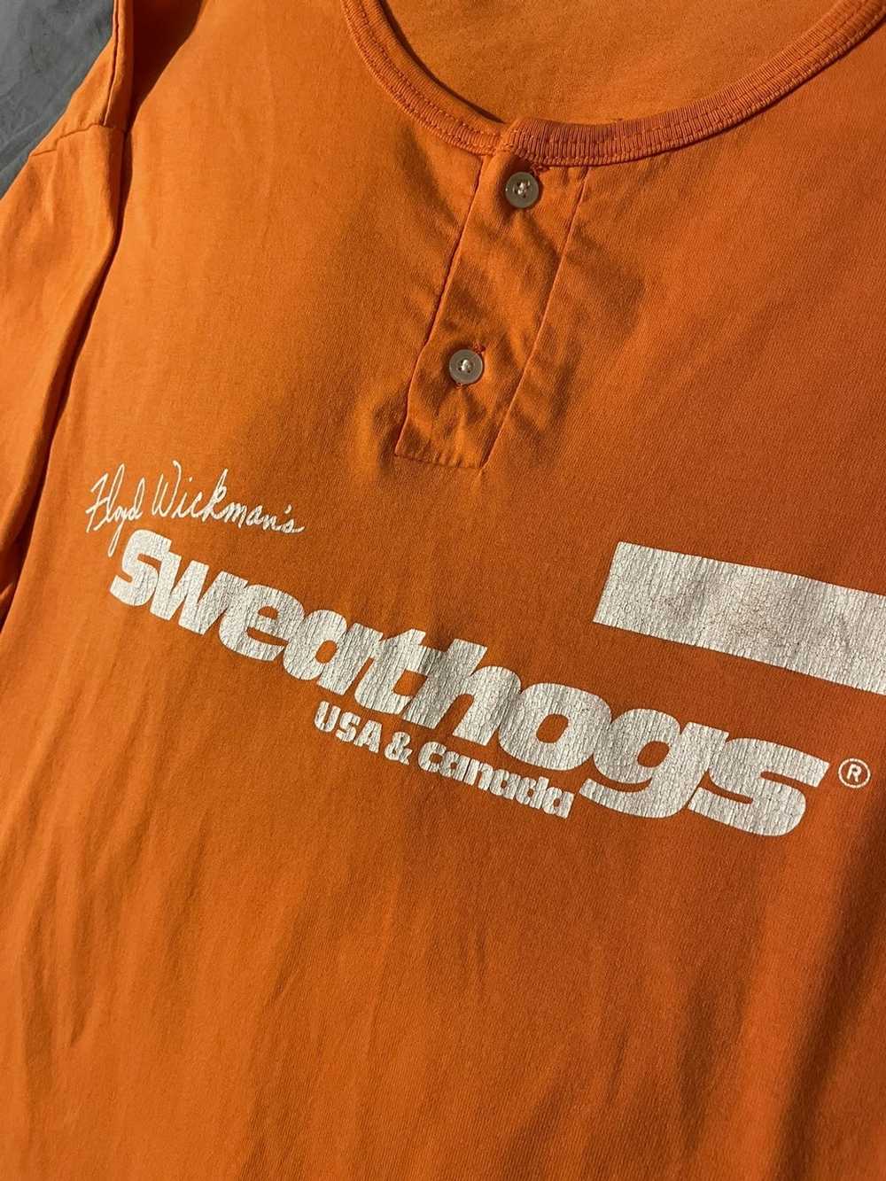 Made In Usa × Vintage 1970’s sweathogs henley pig… - image 2
