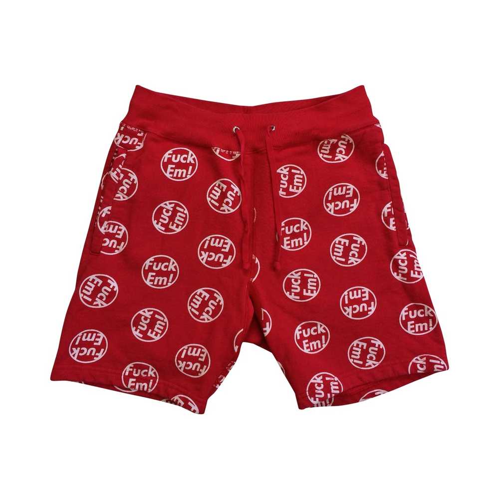 Supreme F/W 2014 Supreme Fuck 'Em Sweat Shorts si… - image 1