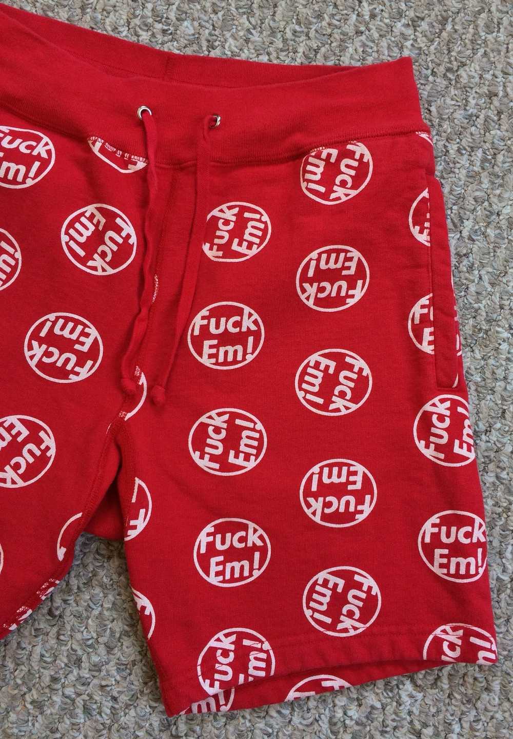 Supreme F/W 2014 Supreme Fuck 'Em Sweat Shorts si… - image 3