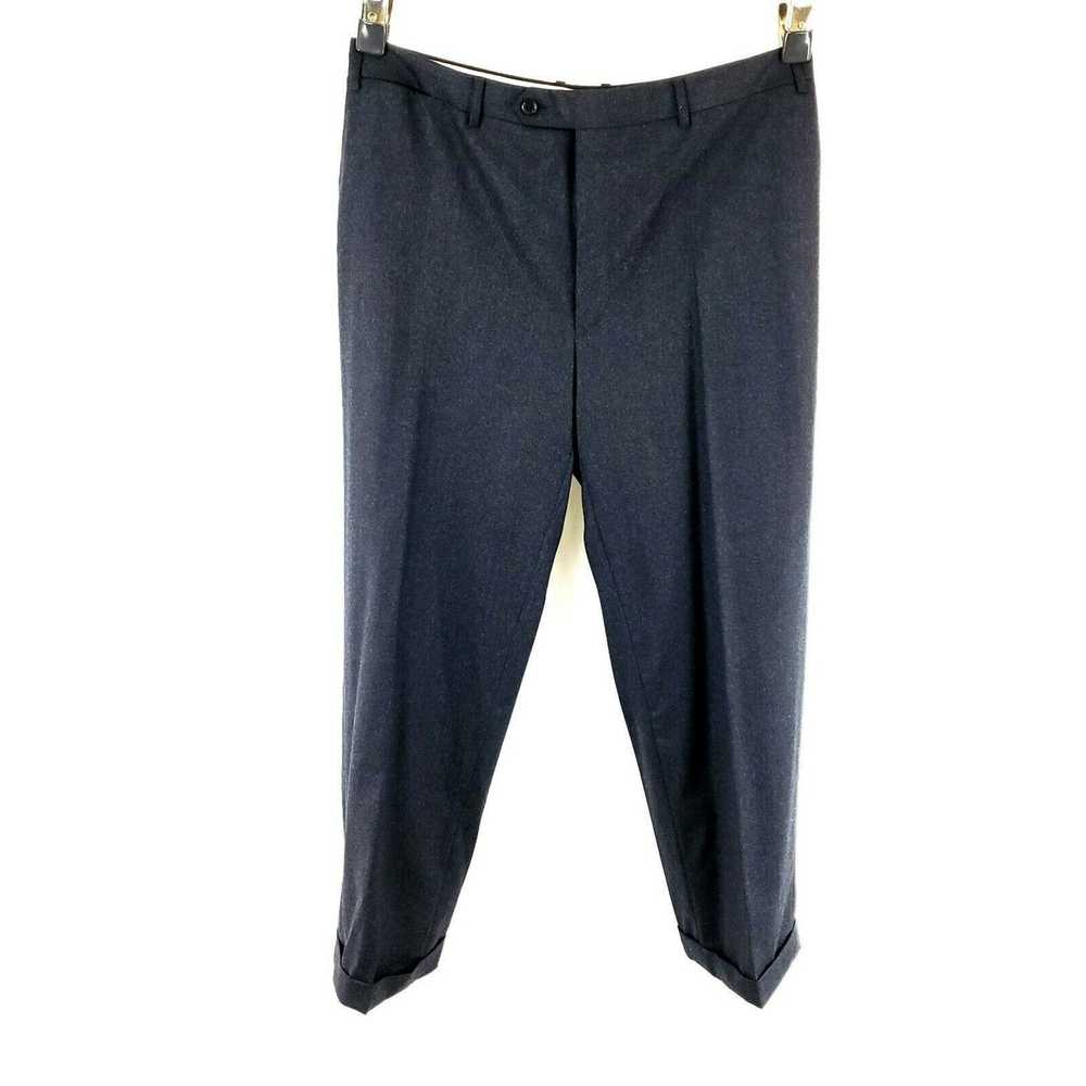 Canali Canali Heavy Wool Dress Pants 38/31 Gray M… - image 3