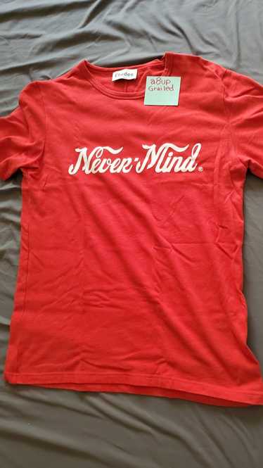 Etudes Red "Never Mind" Tee