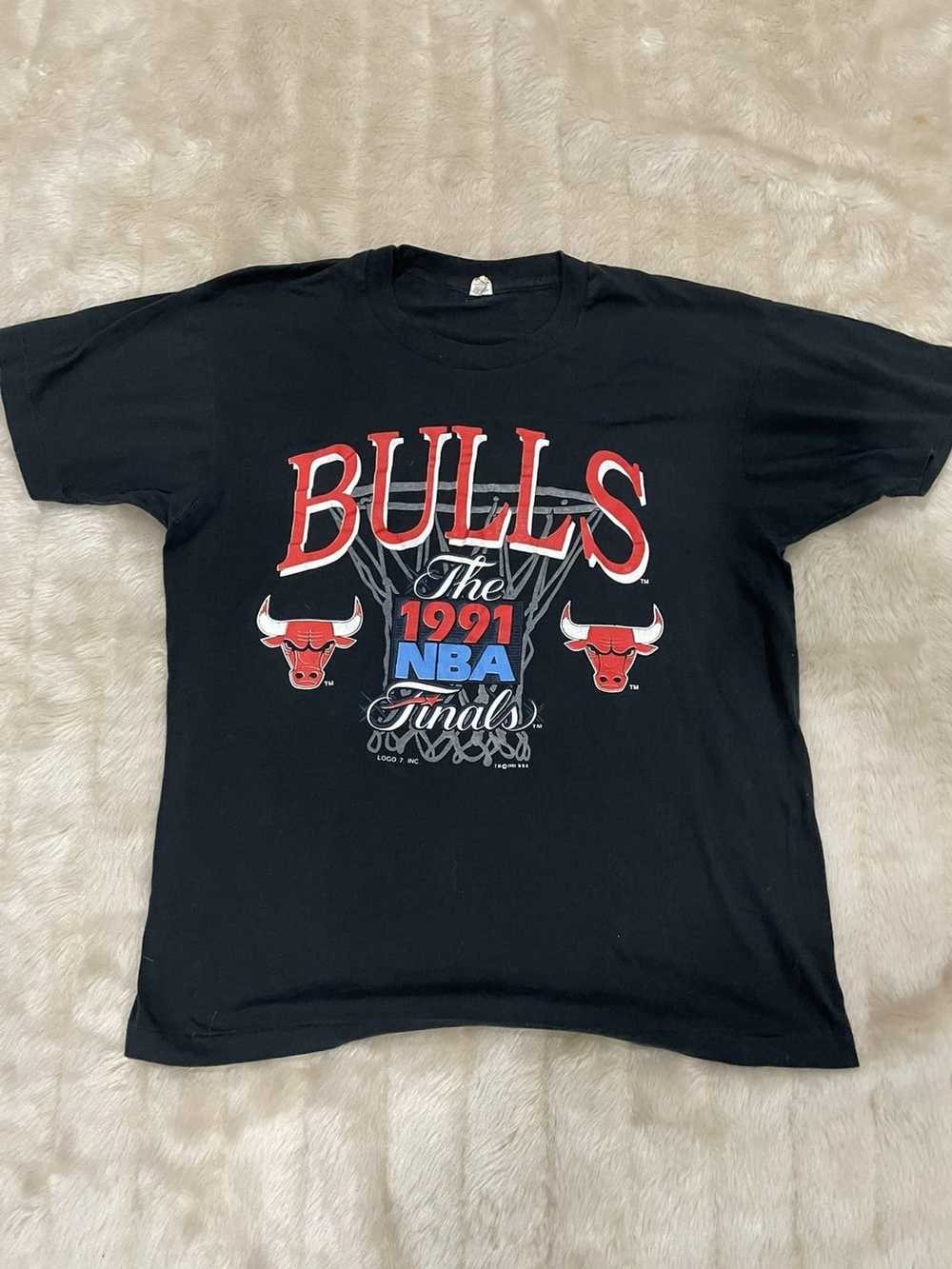 Logo 7 Vintage 1991 Chicago Bulls NBA Finals - image 1
