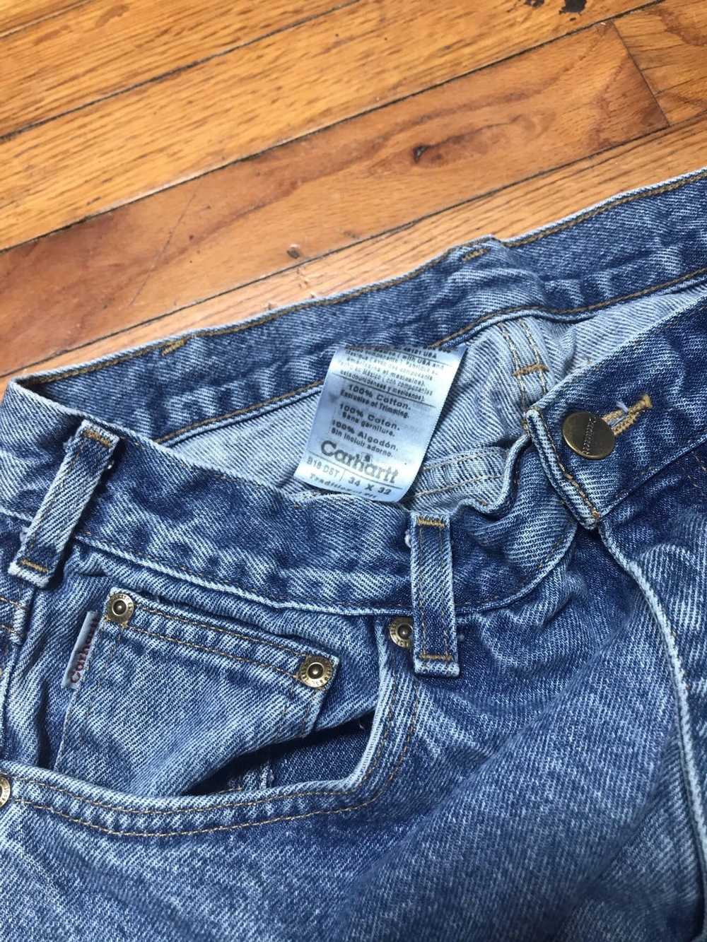 Carhartt × Vintage Vintage Carhartt denim jeans - image 3