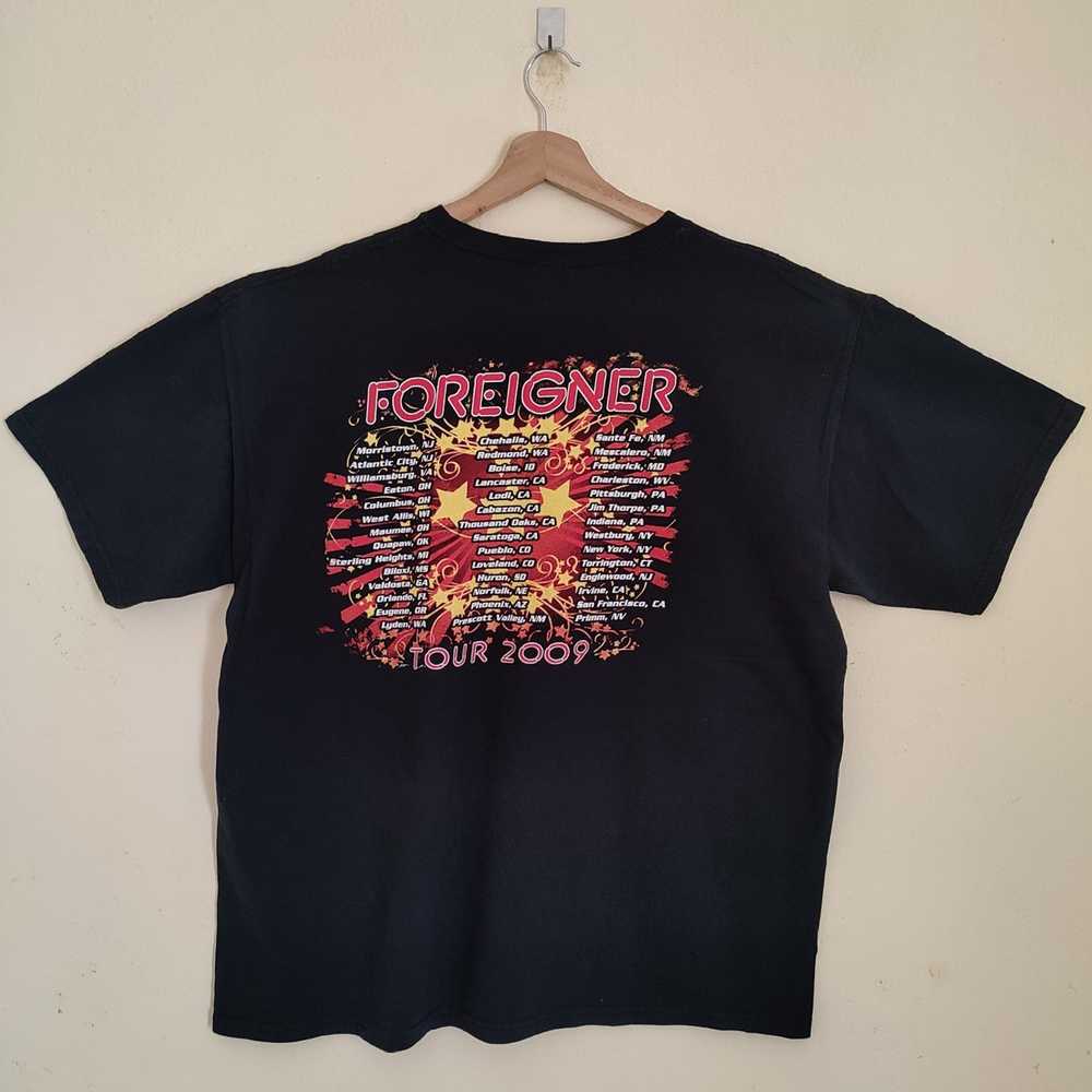 Rock T Shirt × Tour Tee FOREIGNER British-America… - image 3