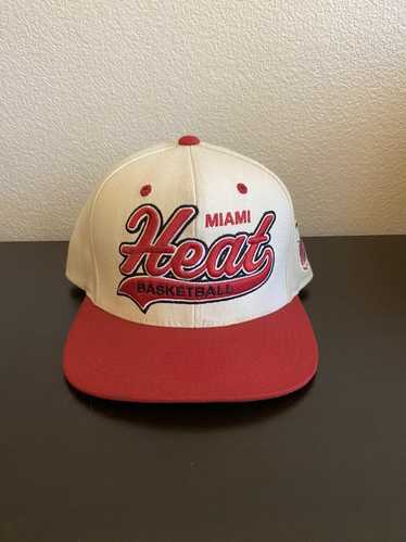 Vintage 1993 Miami Heat 5th Anniversary Black Snapback Hat 