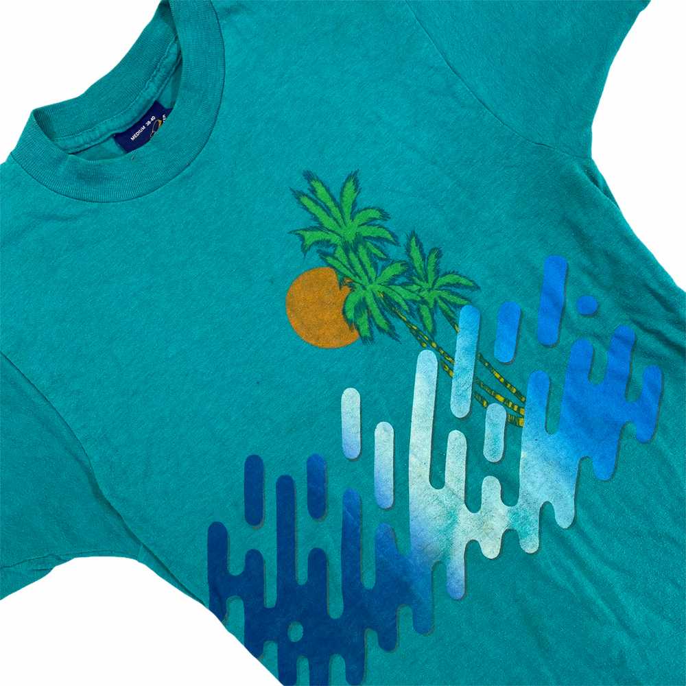 70s tropical tee Small fit - image 2