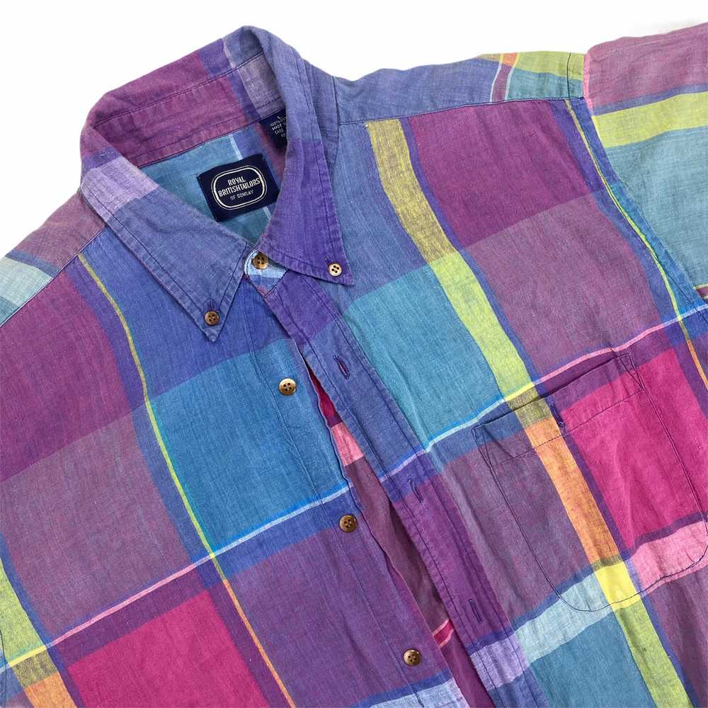 90s Madras Shirt XL - image 2