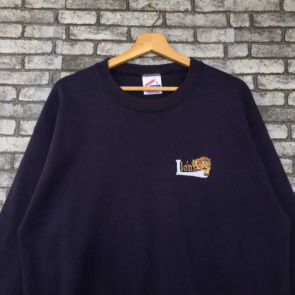 Japanese Brand × Vintage Lions sweatshirt pullove… - image 3