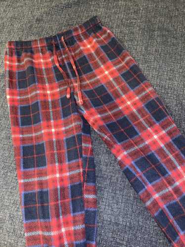 Men's Sleepwear Nautica Red Plaid Pajama Pants W/pockets Size: Medium