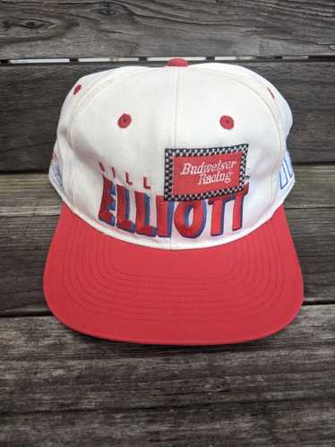 NASCAR Vintage Bill Elliot Budweiser Snapback Hat
