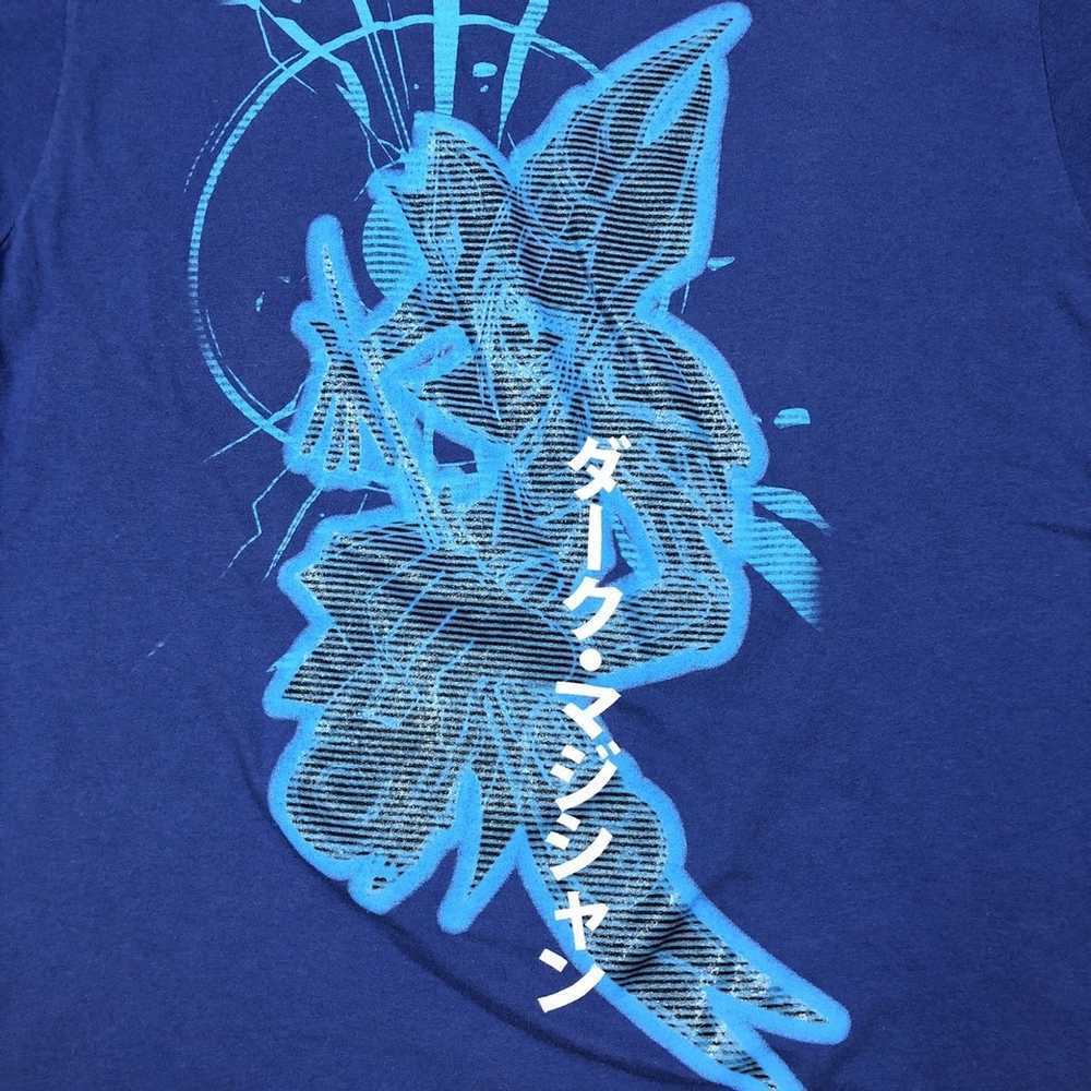 Vintage 1996 Yu Gi Oh Dark Magician Outline Blue … - image 2