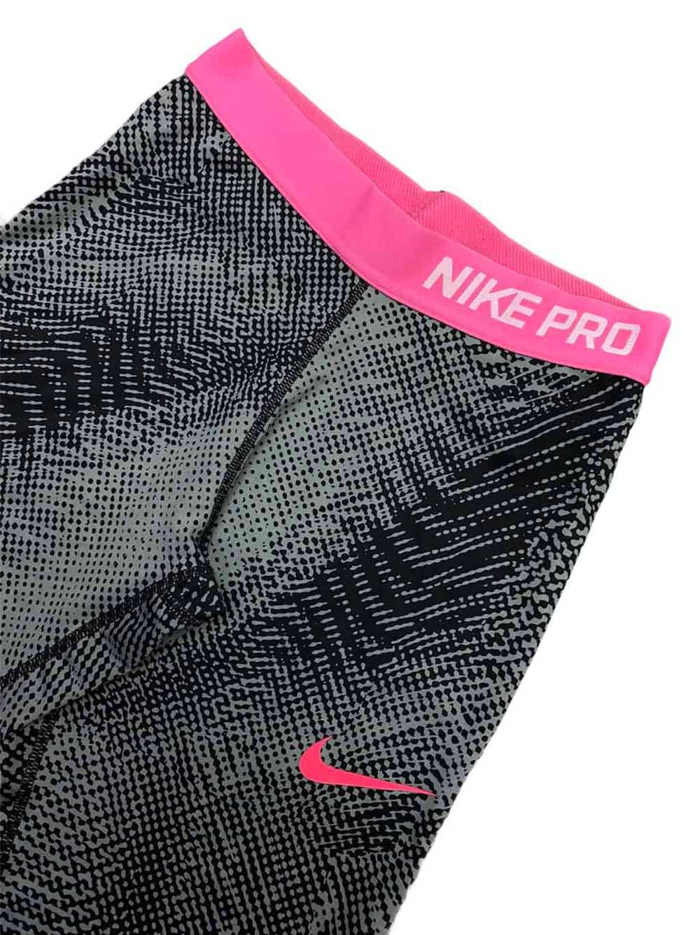 Women’s Nike Pro 3/4 Length Leggings with Pink Wa… - image 2