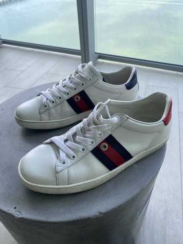 Gucci Gucci Ace Pineapple White Shoes