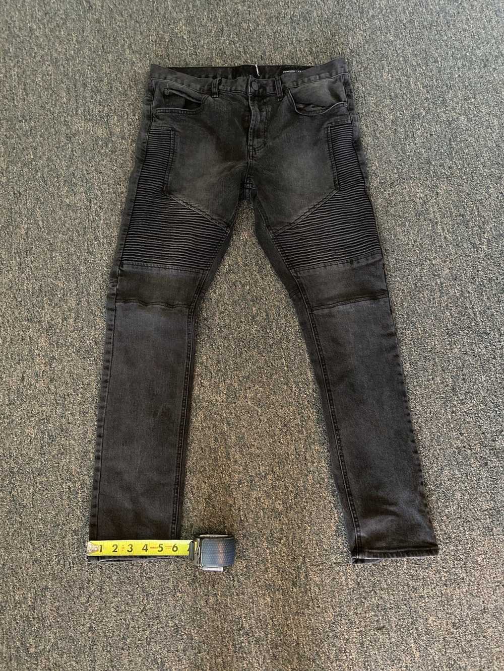 Pacsun 34/32 stacked skinny biker jean - image 1