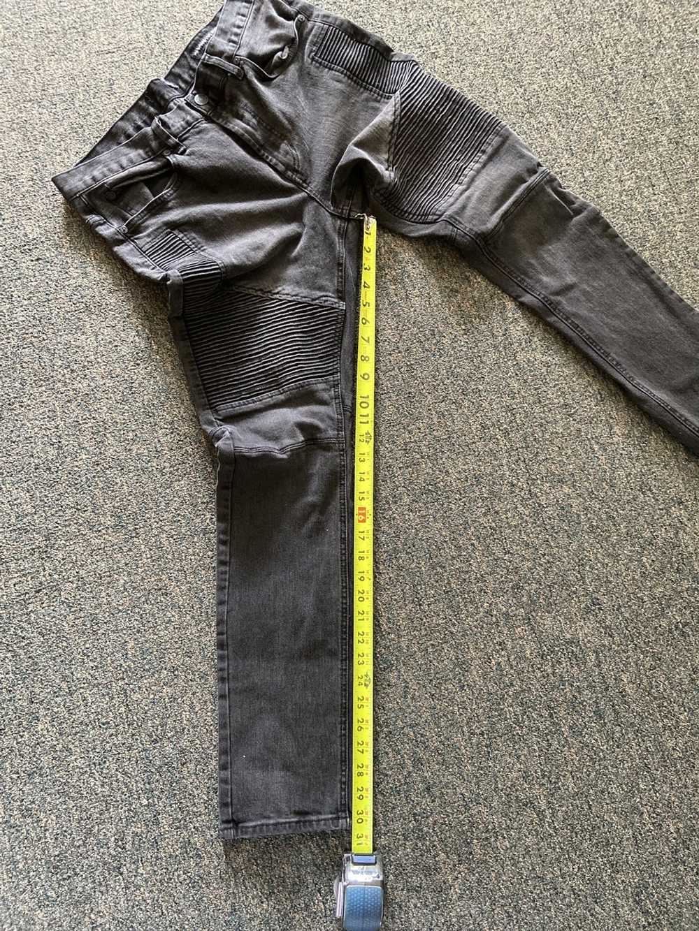 Pacsun 34/32 stacked skinny biker jean - image 3