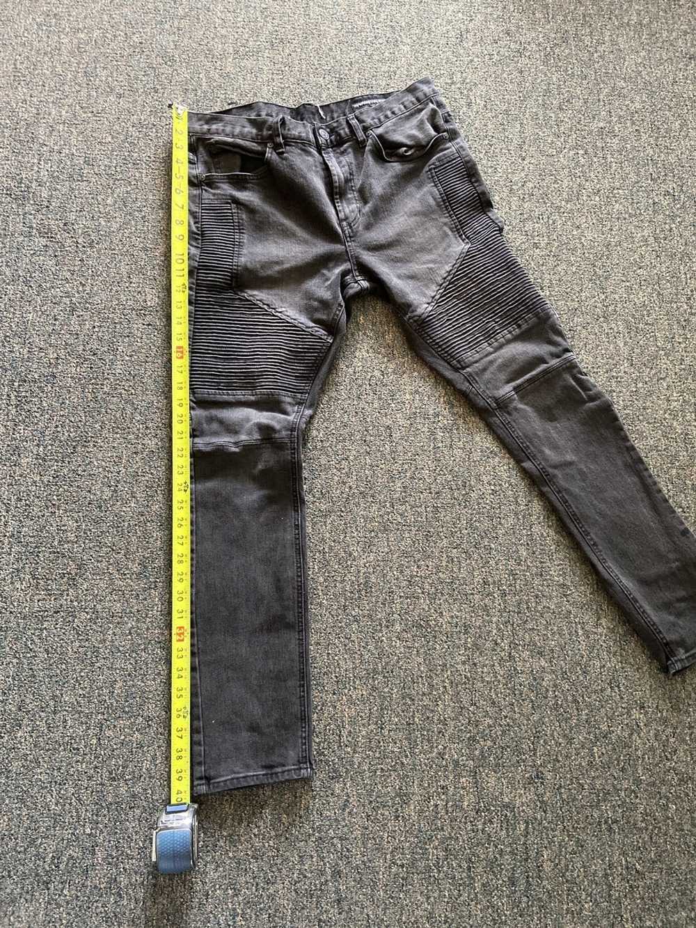 Pacsun 34/32 stacked skinny biker jean - image 4