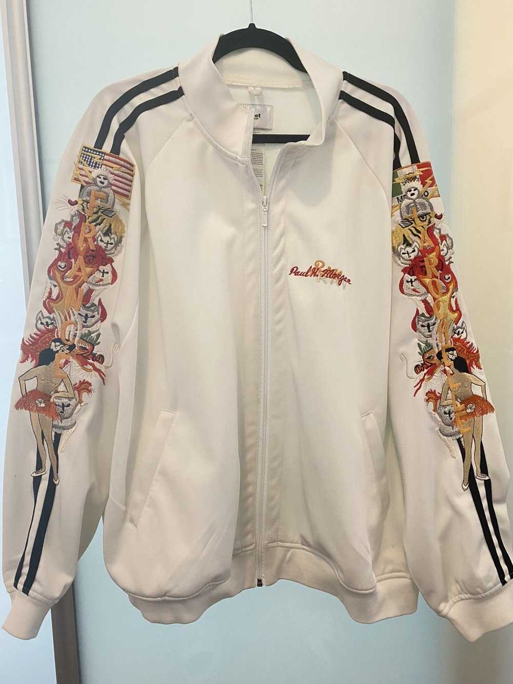 POLYESTECHAOS EMBROIDERY TRACK JACKET