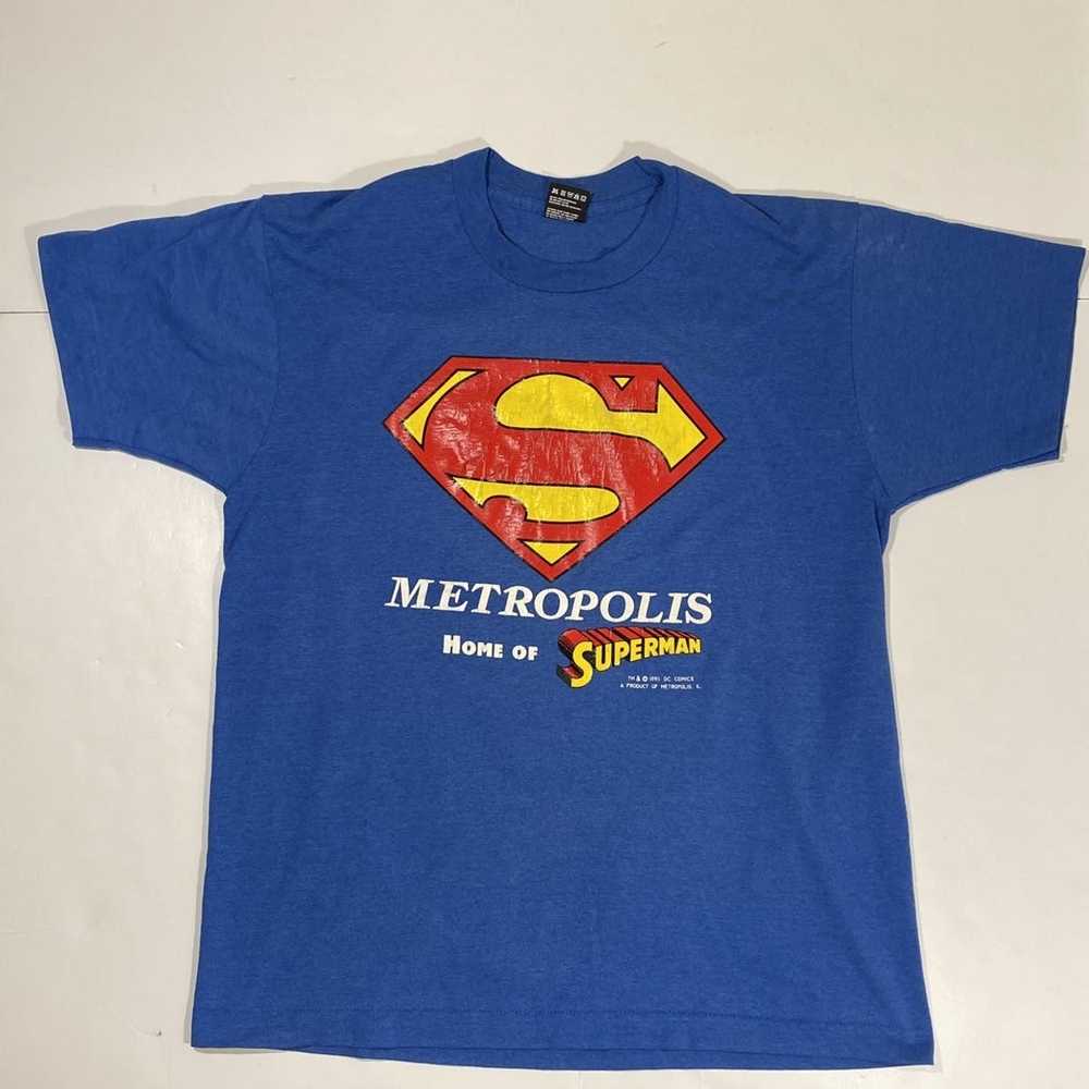 Movie × Streetwear × Vintage 95’ Superman Metropo… - image 2