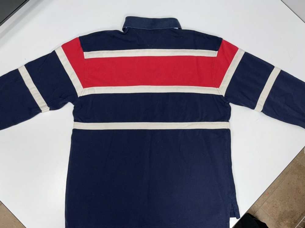 Tommy Hilfiger 90's Red White Blue SPELL OUT Colo… - image 4