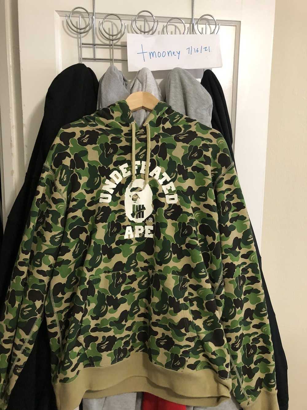 BAPE x 9090 Layered Baseball Shirt Camo Men's - FW22 - US