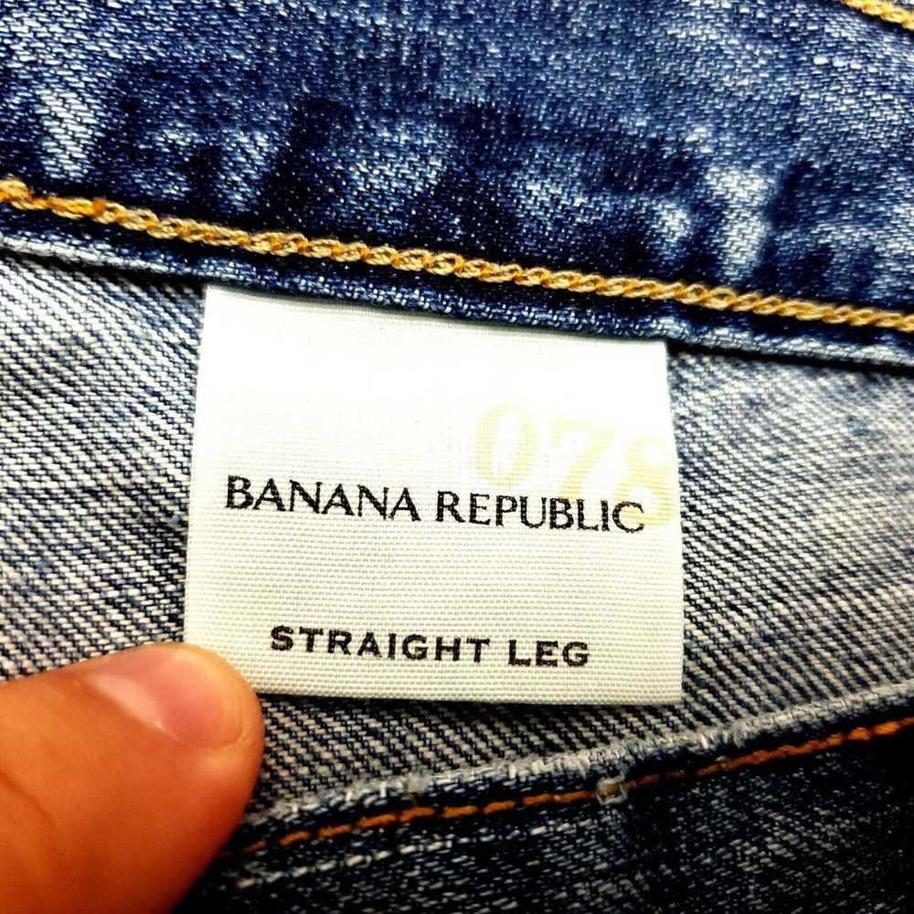 Banana Republic Banana Republic Straight Leg Blue… - image 5