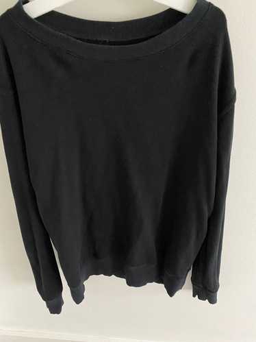 424 On Fairfax 424 Black Crewneck Sweatshirt