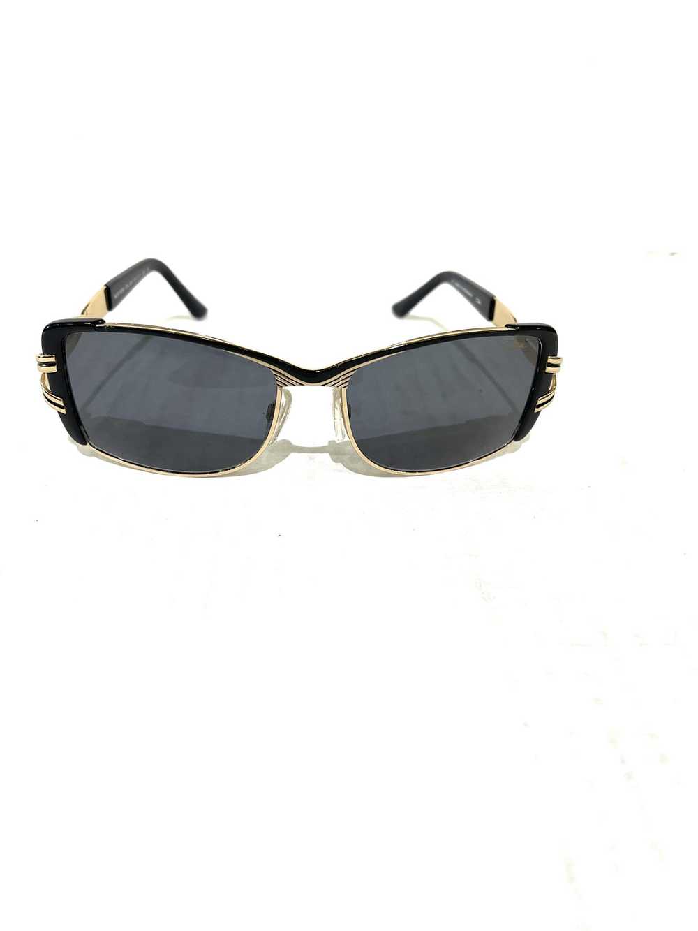 Cazal Black and Gold Sunglasses - image 1