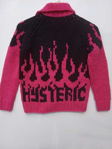 Hysteric Glamour cable knit cowichan flame hysteri