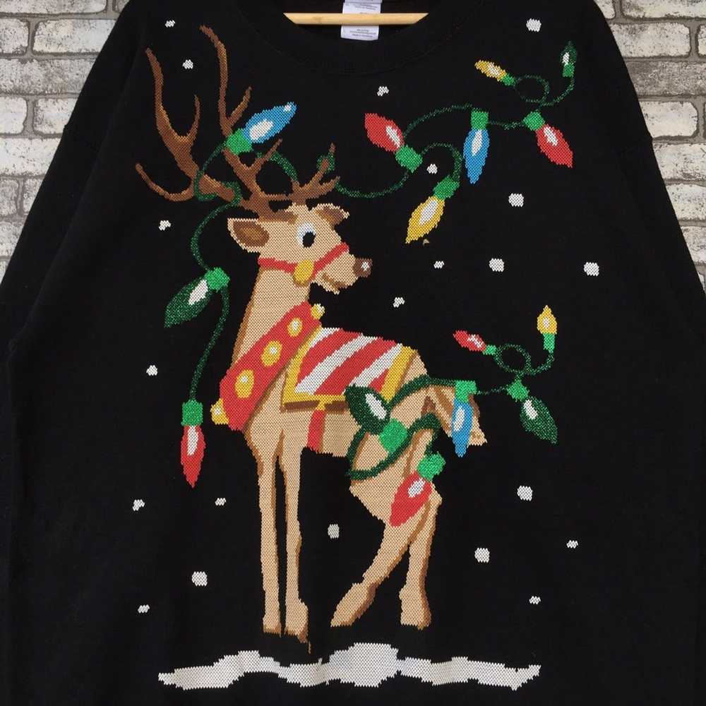 Other × Vintage Christmas sweatshirt pullover jum… - image 4