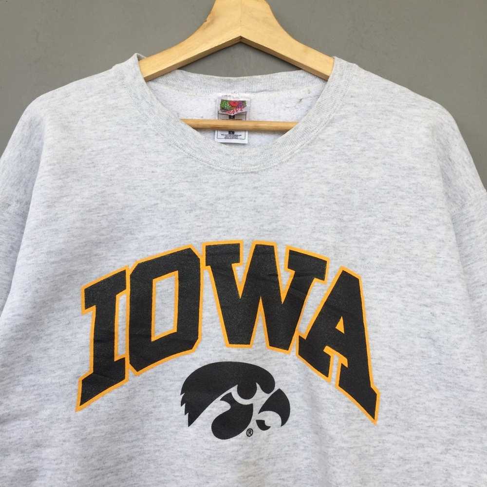 Vintage Iowa sweatshirt pullover Jumper Sweatshirt - image 3