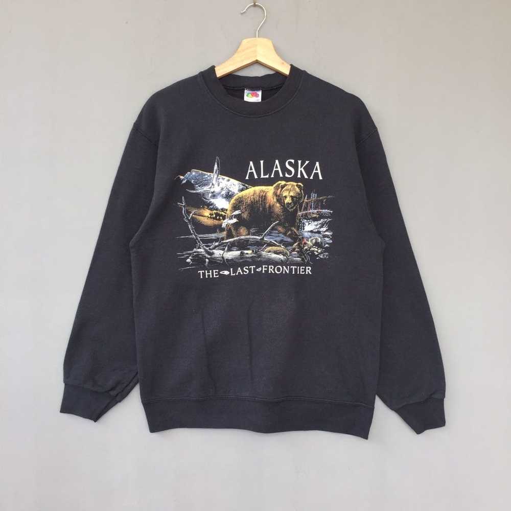 Vintage Alaska sweatshirt pullover Jumper Sweatsh… - image 1